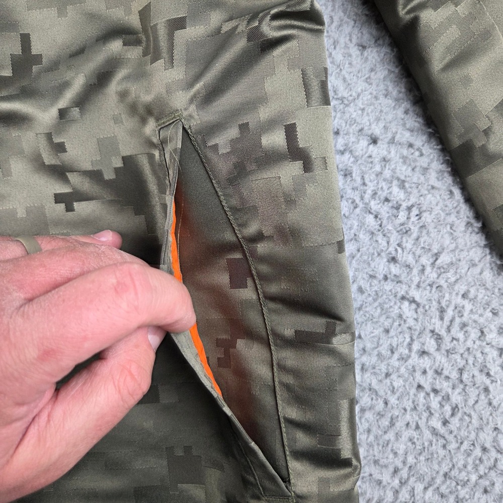 Nike Chicago Bears Jacket Men Medium Green Digi Camo Salute To Service NFL Coach - Picture 5 of 15